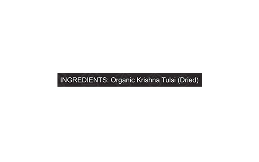 Elixings Organic Krishna Tulsi Ocimum Sanctum Loose Leaf Cut   Box  114 grams